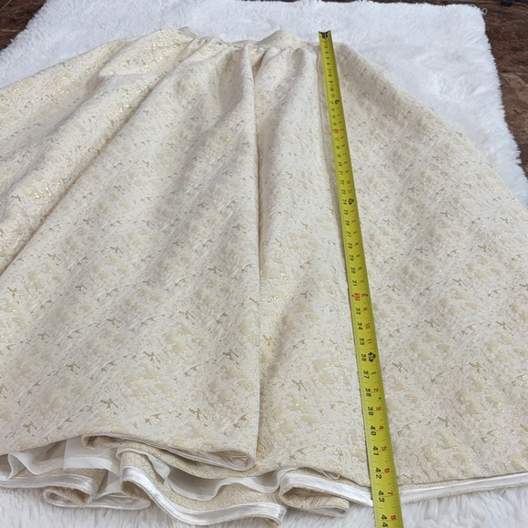 Bognar and Piccolini Bognar Blue,Size XS,Elegant Cream Maxi Skirt - Picture 15 of 17